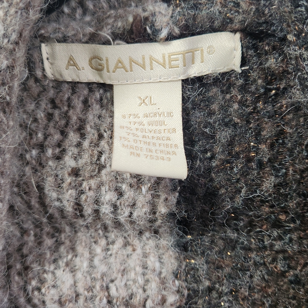 A. Gianetti || Multicolor Patchwork Cardigan - image 8